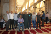 حجاج اللد يشاركون في المهرجان التاسع لاستقبال وتكريم الحجاج في المسجد الاقصى